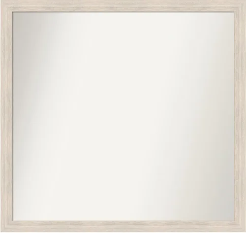 Vista 497 de Amanti Art Espejo personalizado, espejo de baño estrecho Alexandria White Wash, espejo de pared o espejo de tocador de baño sobre el fregadero