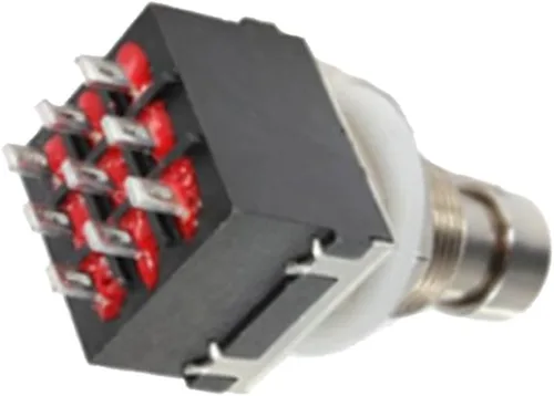 Vista 5 de ESUPPORT 3PDT 9 Pins Box Stomp Pedal de efecto de guitarra Interruptor de pie True Bypass
