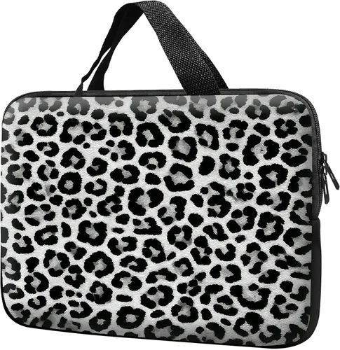 Vista 11 de Funda para laptop con asa de 10 pulgadas, impermeable, diseño de onda, compatible con MacBook Air, Pro, HP, Dell, Lenovo, ASUS
