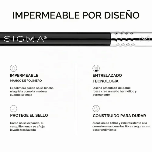 Vista 6 de Sigma Beauty Glam'n Go - Juego de brochas para ojos, cepillo de maquillaje, arándano, paquete de 4