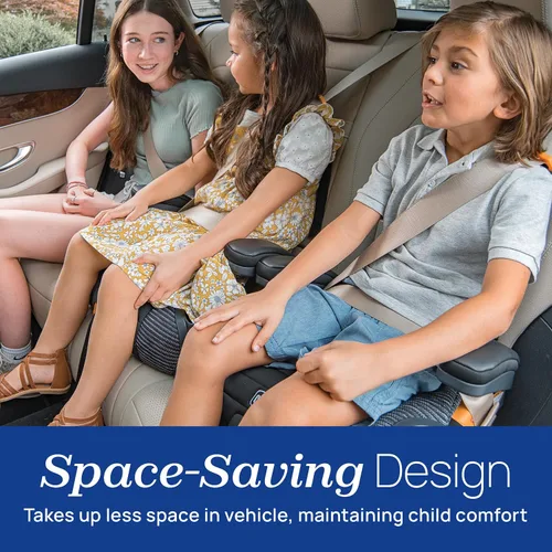 Vista 10 de Chicco GoFit ClearTex Plus Asiento elevador sin espalda, accesorio de ErgoBoost - Acolchado de espuma ultra cómodo, asa de transporte integrada