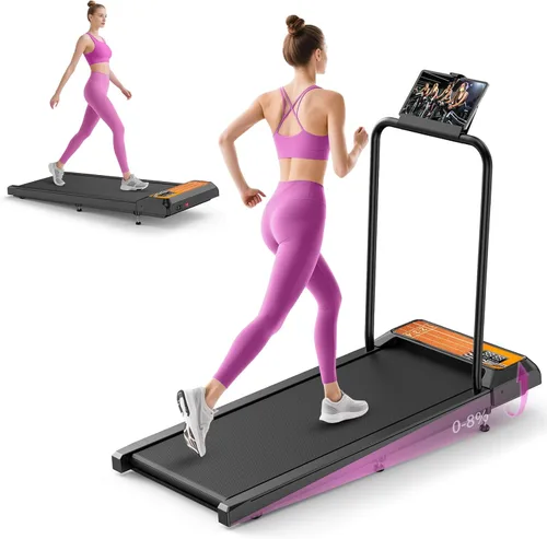 Vista 9 de Walking Treadmill Pad with Incline, Walking 2.5HP for Home and Office, 265Lbs Weight Capacity, Treadmill with APP & Remote Control, LED Display
