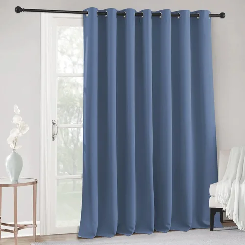 Vista 37 de RYB HOME Cortinas portátiles para puerta con privacidad, cortinas opacas y aislantes térmicas para dormitorio, armario, sala de estar, comedor, Beige