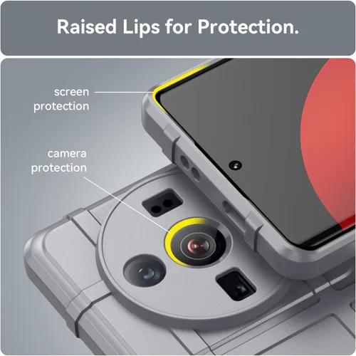Vista 6 de Funda delgada para Xiaomi 12S Ultra, resistente funda protectora con grado militar a prueba de golpes, probada contra caídas y cubierta protectora