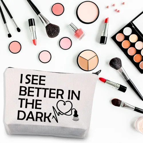 Vista 3 de BDPWSS Bolsa de maquillaje para ecografía, regalo para radiólogo, para ecografía, veo mejor en la oscuridad, regalo para técnico de ultrasonido, Ver