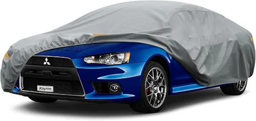 Vista 129 de Kayme Funda de Coche de Servicio Pesado Impermeable para Todo Tipo de Clima, Ajuste Personalizado para Tesla Model S, Cubierta Exterior Completa