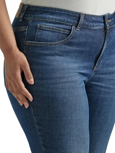 Vista 4 de Lee Jeans acampanados legendarios de talle medio para mujer, talla grande