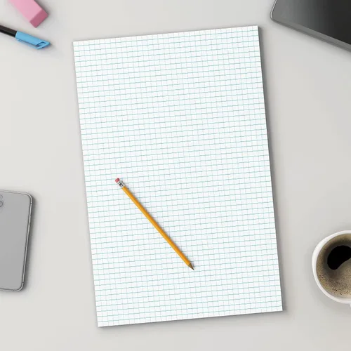 Vista 8 de Staples 814566 Graph Pad 11-Inch X 17-Inch Graph White 50 Sheets/Pad (18586)