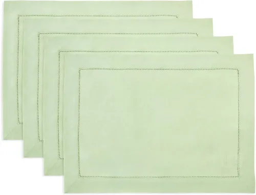 Vista 61 de Solino Home Juego de 4 manteles individuales cuadrados de 14 x 14 pulgadas, lino 100 % puro, de 14 x 14 pulgadas, dobladillo clásico, lavables a