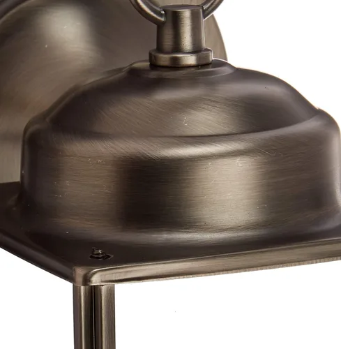 Vista 3 de Generation Lighting 8592001-965 - Farol de pared para exteriores, acabado de níquel cepillado antiguo