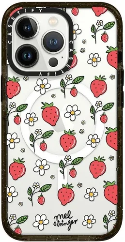 Vista 36 de CASETiFY Funda Impact para iPhone 13 [Protección contra caídas de grado militar 4X de 8.2 pies/Compatible con Magsafe] - #1 Mom - Transparente