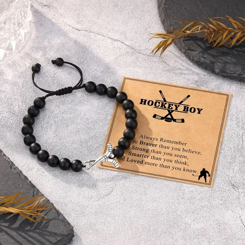 Vista 4 de UNGENT THEM Regalos para adolescentes y niños, pulsera de béisbol, baloncesto, fútbol, fútbol, regalos para niños, regalos de graduación