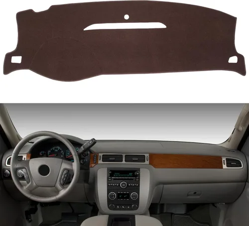 Vista 9 de Alfombrilla para tablero beige para Chevy Chevrolet Tahoe Suburban 2007-2014