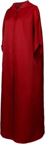 Vista 2 de PartyEver Handmaid - Disfraz de cosplay para mujer, vestido de capa roja, traje de fiesta de Halloween