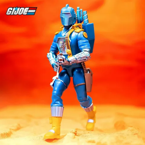 Vista 4 de Super7 ULTIMATES! G.I. Joe Cobra B.A.T. (Comic) - Figura de acción de G.I. Joe de 7 pulgadas con accesorios, coleccionables clásicos de dibujos