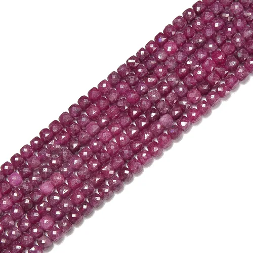 Vista 26 de JM Design Cuentas de 5/64 de pulgada 01 con forma de cubo liso multicolor para manualidades y fabricación de joyas (pulseras, collares, pendientes)