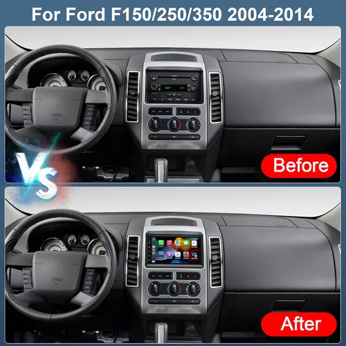 Vista 2 de Radio estéreo de coche para Ford F150 F250 F350 2004-2014, pantalla táctil de 7 pulgadas, Android 13, radio de coche, unidad principal estéreo, kit