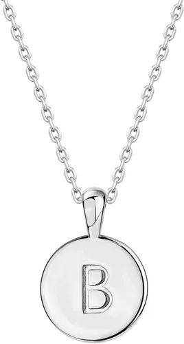 Vista 54 de PAVOI - Collar con dije de letra inicial chapado en oro de 14 quilates para mujer Collar con inicial alfabética de oro