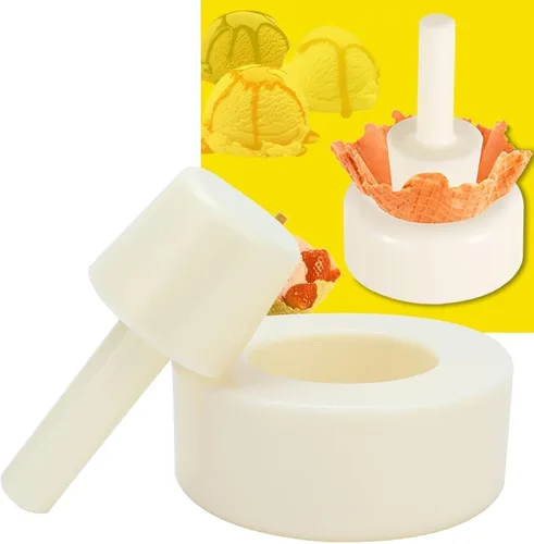 Vista 8 de Moldeador de cono de waffle, rodillo de cono para hacer helado, rodillo de gofres, rodillo de huevo, molde de bricolaje, kit de molde de conos