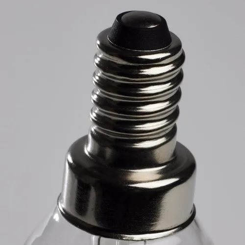 Vista 3 de Satco Bombilla LED E12 de 5.5 W, 4000 K, clasificación de 15000 horas, regulable
