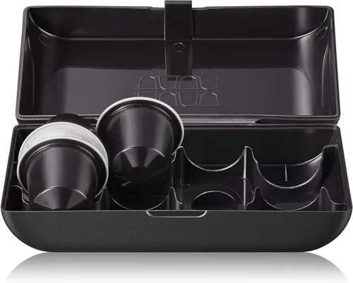 Vista 3 de WACACO Minipresso NS2 - Funda protectora con caja de cápsulas, posavasos y toalla, accesorio para máquina Minipresso NS2