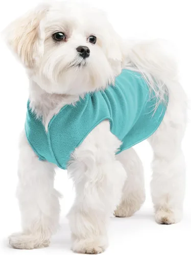 Vista 62 de Abrigo elástico de lana para perro, ropa suave y cálida para perro, suéter elástico para mascotas, lavable en lavadora, ecológico, para todo el año