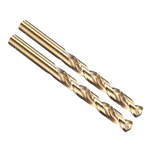 Vista 195 de PATIKIL Broca Jobber de 0.039 in, vástago recto M35 cobalto 5% acero de alta velocidad 135° acabado dorado para metal duro de acero inoxidable - 2