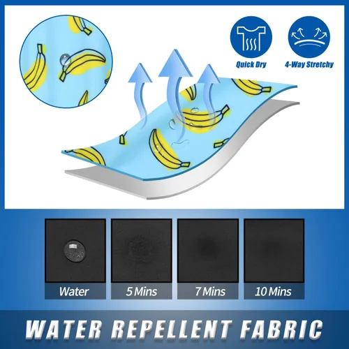 Vista 8 de QRANSS Traje de baño para hombre con forro de compresión de secado rápido de 5.5 pulgadas con forro tipo bóxer