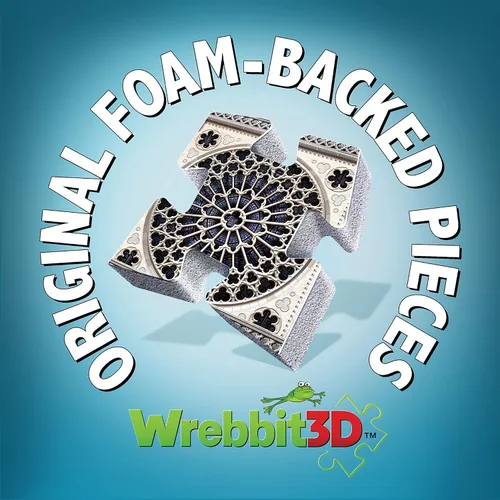 Vista 6 de Wrebbit3D Notre-Dame de Paris 3D Puzzle 830 piezas de rompecabezas Colección de castillos y catedrales