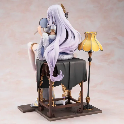 Vista 4 de LUNK Figura Emilia Figura de acción de anime Exquisita estatua de PVC, modelo coleccionable de escritorio, adornos de escritorio, regalo
