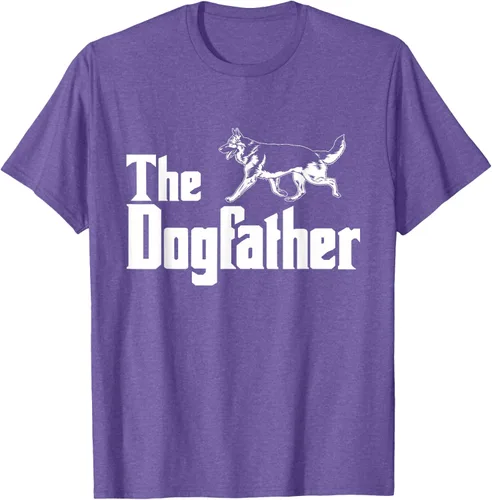 Vista 10 de The Dogfather Pastor Alemán - Camiseta de regalo divertida, Negro, S