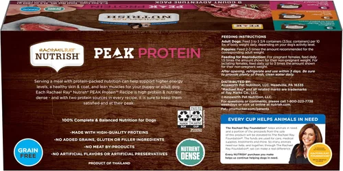 Vista 2 de Nutrish Peak Protein - Paquete variado de alimentos húmedos para perros, alto en proteínas, sin granos, tazas de 3.5 onzas (paquete de 9), 2