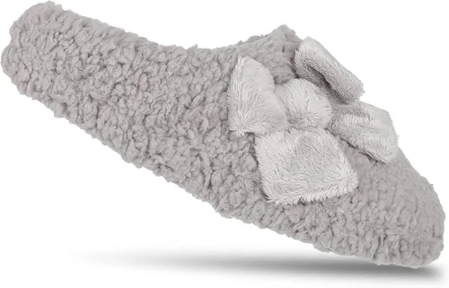Vista 7 de Jessica Simpson Women's Plush Marshmallow Slide on House Slipper Clog with Memory Foam