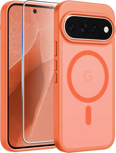 Vista 66 de FNTCASE - Funda para iPhone 16 Pro: magnética, mate, translúcida, de grado militar, protectora contra caídas, resistente, fina, duradera y a prueba