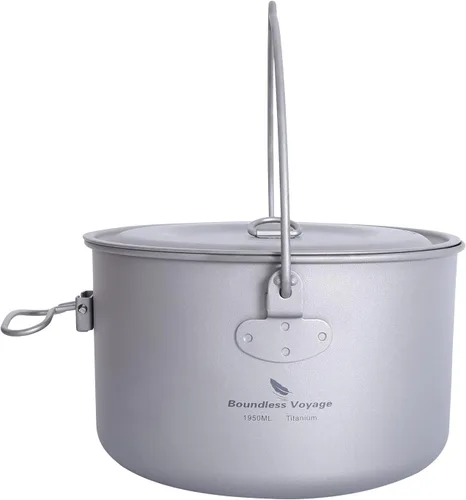 Vista 12 de Al aire libre 25.4 fl oz - 98.1 fl oz Titanio Pot con tapa Plegable Fianza Mango Camping Senderismo Picnic Ultraligero Botella de Agua Taza Taza