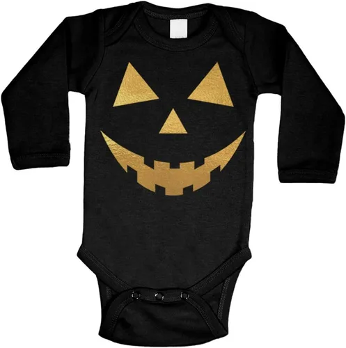 Vista 15 de Tcombo Pumpkin Face - Body Jack O' Lantern Naranja - Cara de calabaza negra
