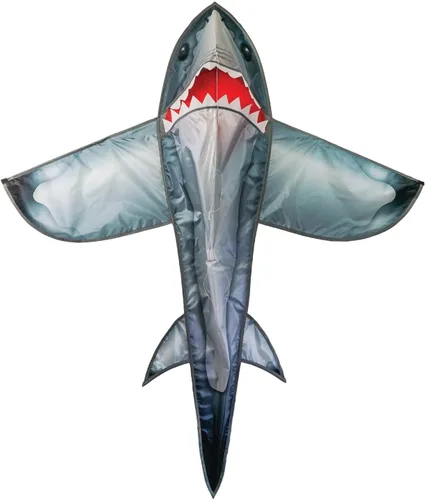 Vista 9 de in The Breeze 3D Shark Kite - Single Line - Easy-Flying - Includes Kite Line and Bag