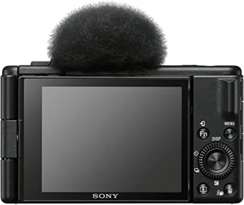 Vista 4 de Sony ZV-1F Cámara de Vlog para Creadores de Contenido y Vloggers Negro