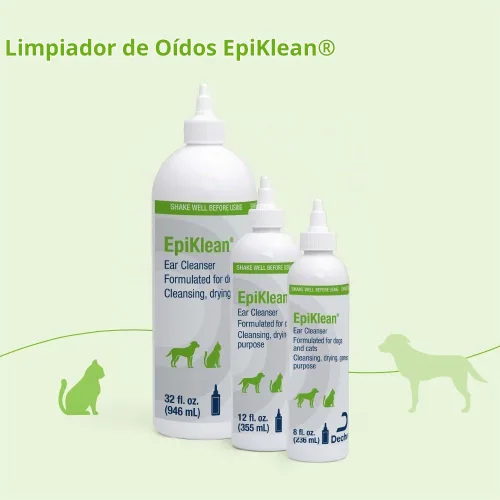 Vista 5 de Epiklean® Limpiador de oídos para perros y gatos, 8 onzas líquidas
