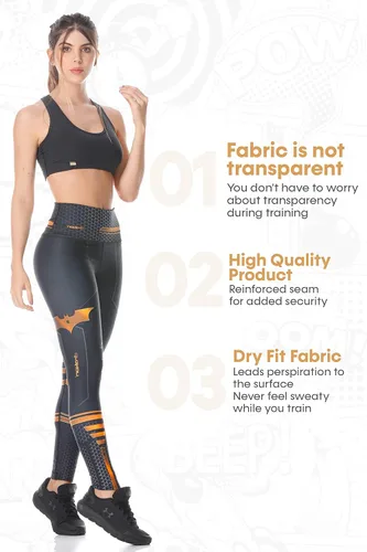Vista 3 de Drakon Wear - Leggings de compresión para mujer Drakon