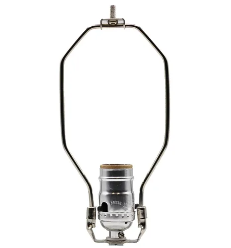 Vista 7 de Creative Hobbies ML93H kit para hacer una lámpara de acabado en plata, con todas las partes necesarias e instrucciones