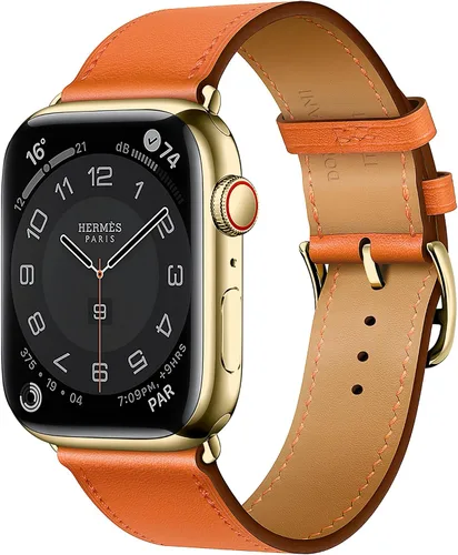Vista 51 de LB1 - Correa de cuero para Apple Watch para mujeres y hombres, SE Ultra 2 de 1.575 in 1.732 in 1.811 in 1.654 in 1.772 in 1.614 in 1.496 in 1.929 in