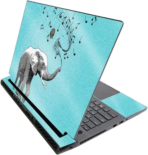 Vista 606 de MightySkins - Skin brillante con purpurina para Alienware M17 R3 (2020) y M17 R4 (2021) - Diversión de los años 90 Acabado duradero con purpurina