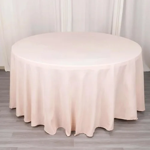 Vista 39 de Efavormart - Mantel redondo de poliéster de 90 pulgadas sin costuras de calidad comercial para banquetes de boda, restaurante