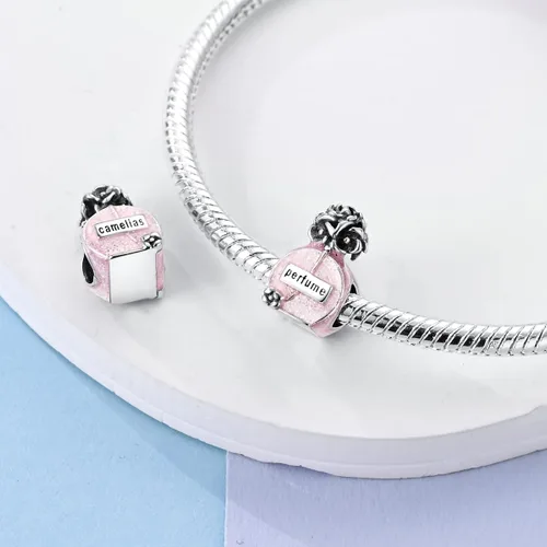 Vista 3 de MULA Dijes de plata de ley 925 para pulseras y collares, lindos gatos, perros, elefantes, animales, familia, colgantes, joyas, regalos para mujeres