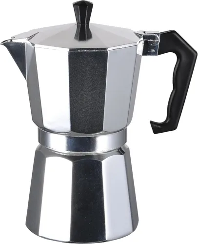 Vista 7 de Kitchen Sense - Cafetera de aluminio pulido (3 tazas)