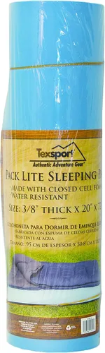 Vista 3 de Texsport Alfombrilla de espuma para debajo del saco de dormir, 72 x 20 pulgadas