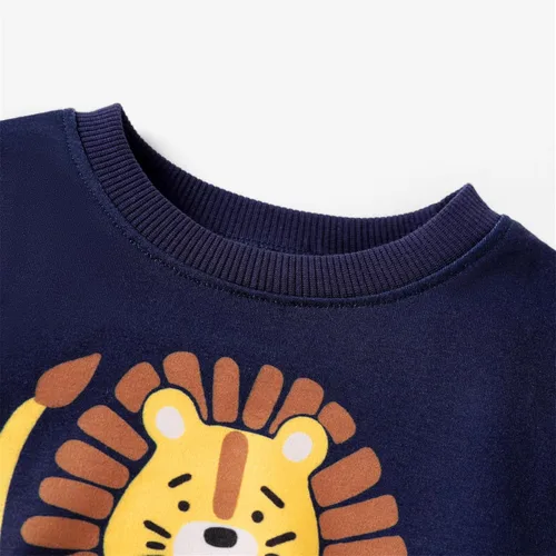 Vista 3 de PATPAT Ropa de bebé niño sudadera de manga larga sólida para niño niño cuello redondo suéter ropa
