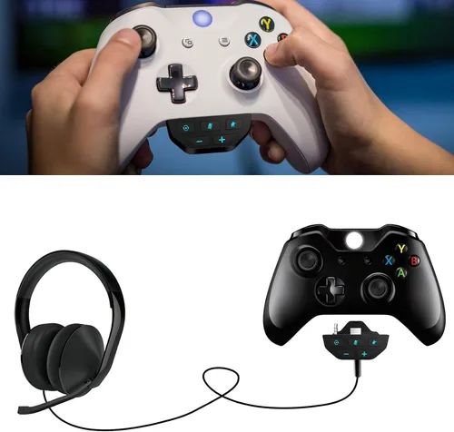 Vista 4 de QUMOX - Adaptador de auriculares para Xbox One (0.138in), color negro