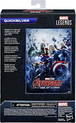 Vista 3 de Avengers Infinity Saga Marvel Legends Figura de Quicksilver
